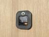 Digits oak wall clock 50cm white