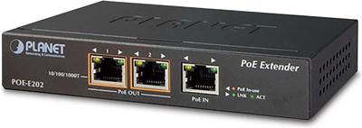 Extension de distribution de sortie PoE 2 ports POE-E202