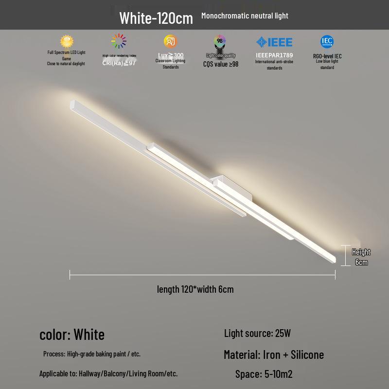 2025 Modern Minimalist Hallway & Corridor Light - Simple Design for Entrance, Balcony & Wardrobe Spaces