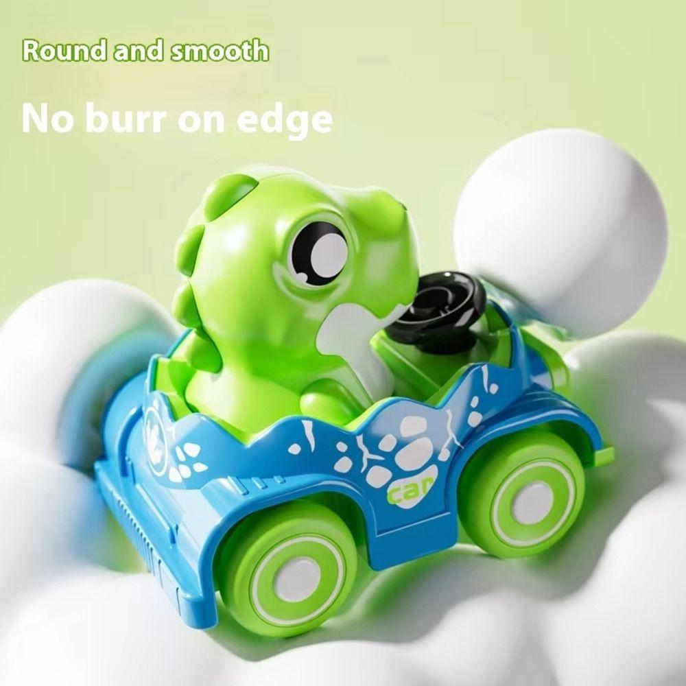 Early Education Dinosaur Inertia Pull Back Car ABS Press Slide Toys Car  Holiday Birthday Gift