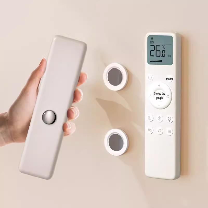 Magnetic Wall Mount for TV & AC Remote Control with Double-Sided Suction Hook