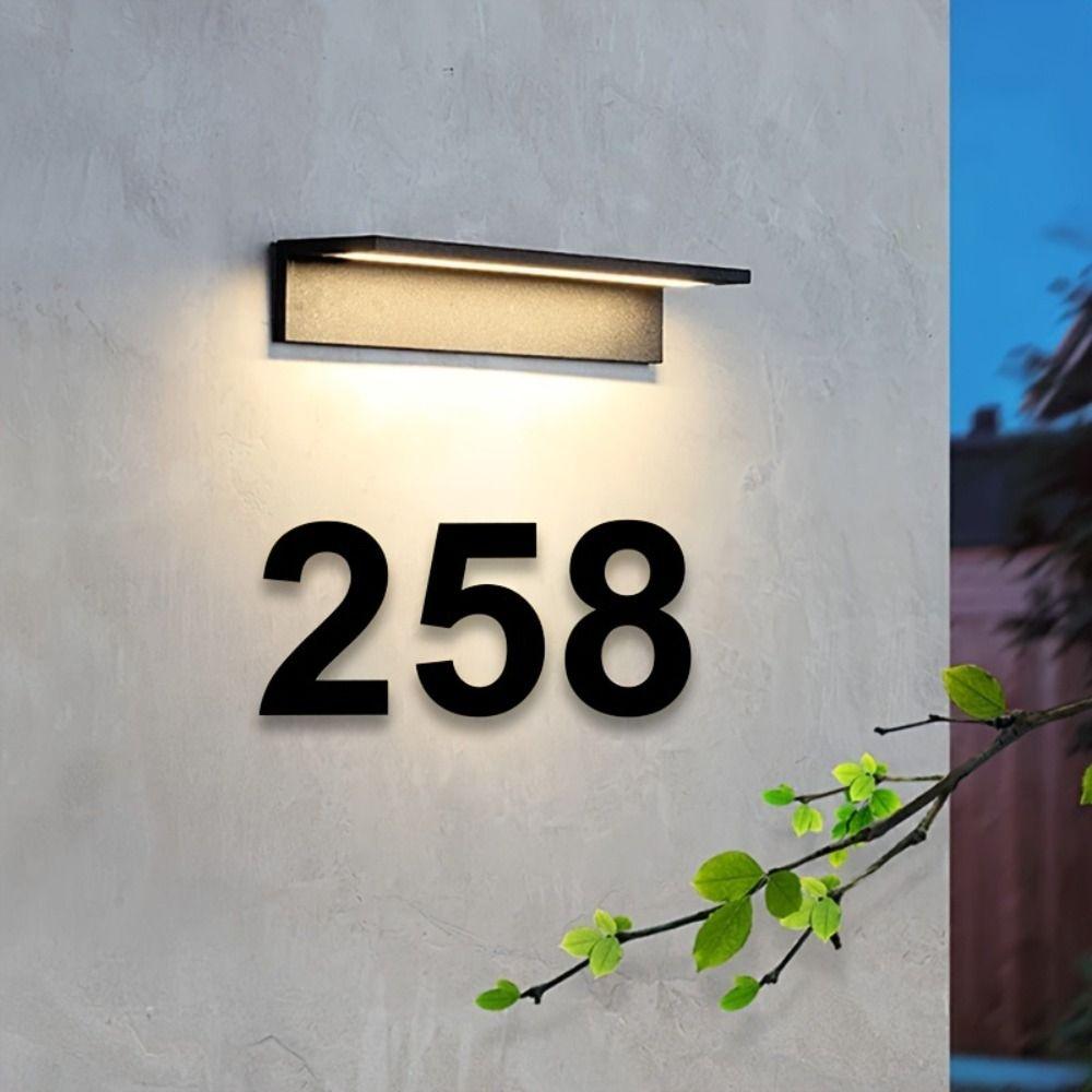 Floating Design Floating House Numbers Outdoor Use House Number Sign Yard Decoration