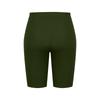 Women’s High Waist Stretchy Bermuda Shorts Plus Size Soft Fabric Knee Length Casual Biker Shorts for Daily Wear