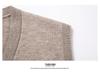 100% Pure Wool Men's Winter 2025 Cardigan Vest - Sleeveless, Middle-aged Style Sweater