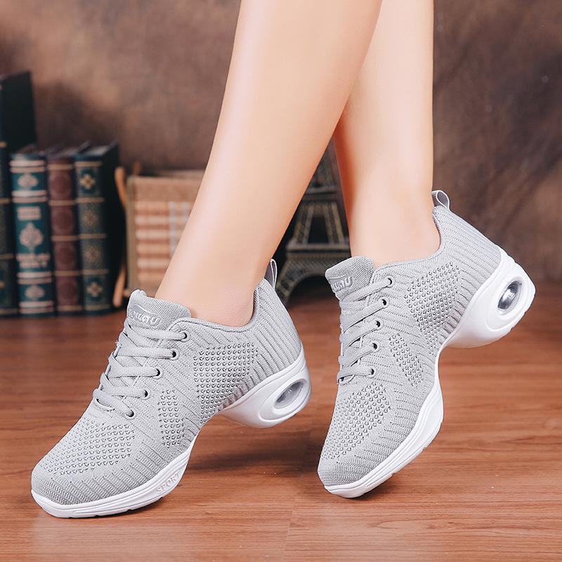 Square dance shoes sailor ghost step autumn dance shoes female adult square dance dancing female shoes flying woven soft sole new