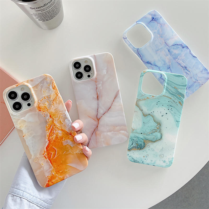 

Роскошный чехол для телефона с золотым мрамором для Iphone 13 12 11 Pro Max X Xr Xs Max 7 8 Plus 12mini противоударный глянцевый потрескавшийся мягкий задний чехол