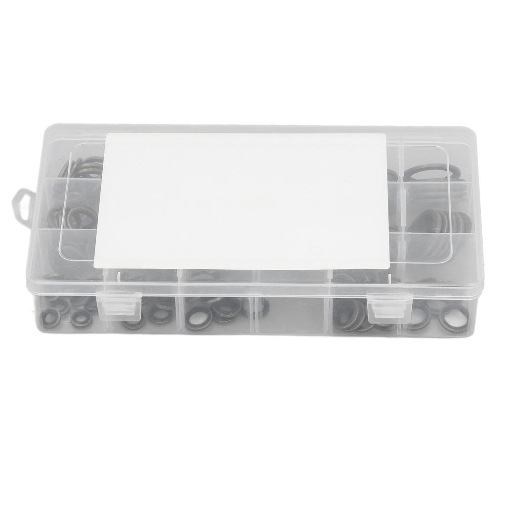 170 Stück Set Ablassschraubendichtung 10 Größen Gummi und Metall Ölablassschraubendichtung Ersatz mit