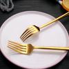 6/16/20/24/28Pcs Gold Tableware Stainless Steel 304 Cutlery Set Mirror Dinner Set Western Knife Fork Spoon Elegant Flatware