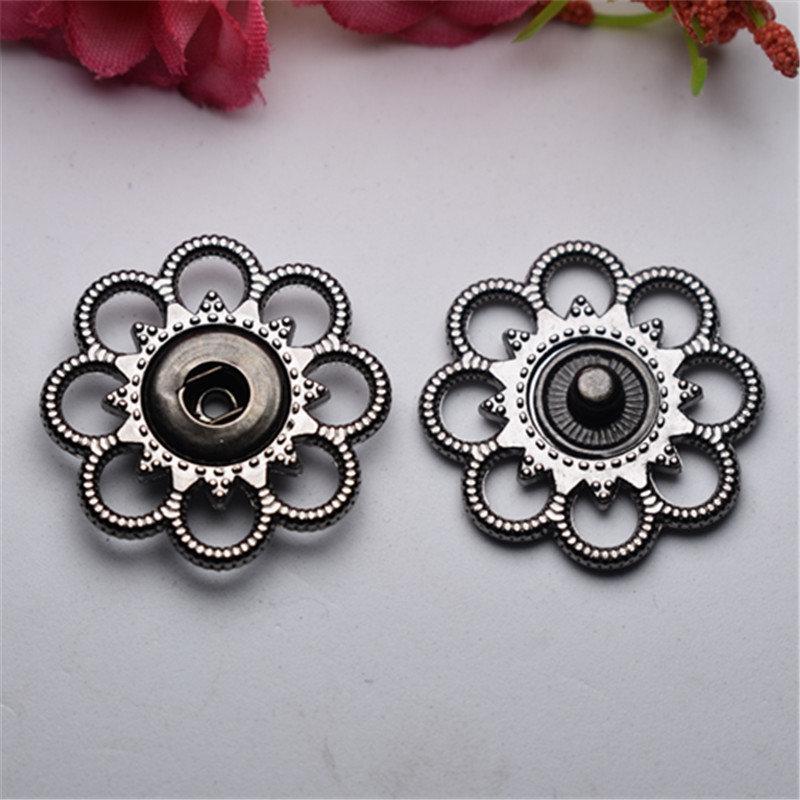 

Пуговица Пуговица Металлическая пуговица Пальто Скрытая пуговица Золотая невидимая пуговица Мать Пуговица Пуговица для одежды Кашемировая пуговица для пальто 34L = 21.0 MM * Plum Blossom Grab Black