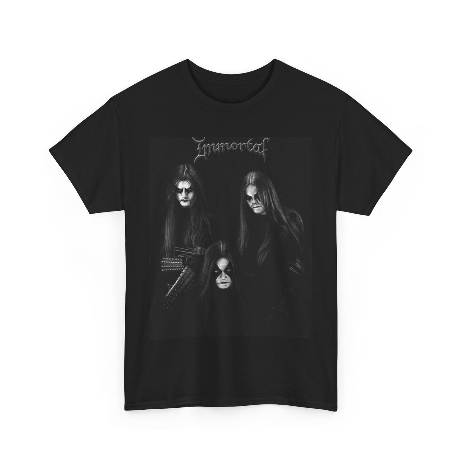 Immortal Band Graphic Tee Metal Music Shirt Y2K XL