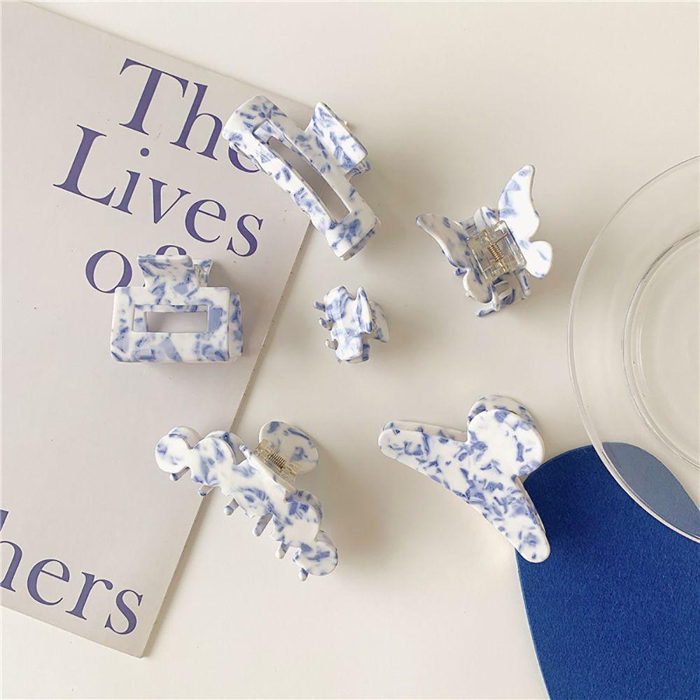 

Acetate Shark Clip Female Hair Accessories Korean Style Crab Clips Women Hair Clips Hair Claws A