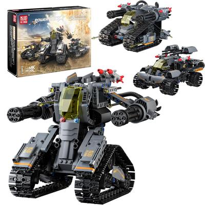 MOULD KING Drei in einem STEM-Fernsteuerungsroboter-Bausatz 15083, Geschenke für Erwachsene und Kinder ab 8 Jahren(588 Teile)