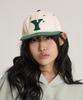 WAIKEI Y Logo Applique Cap Ivory