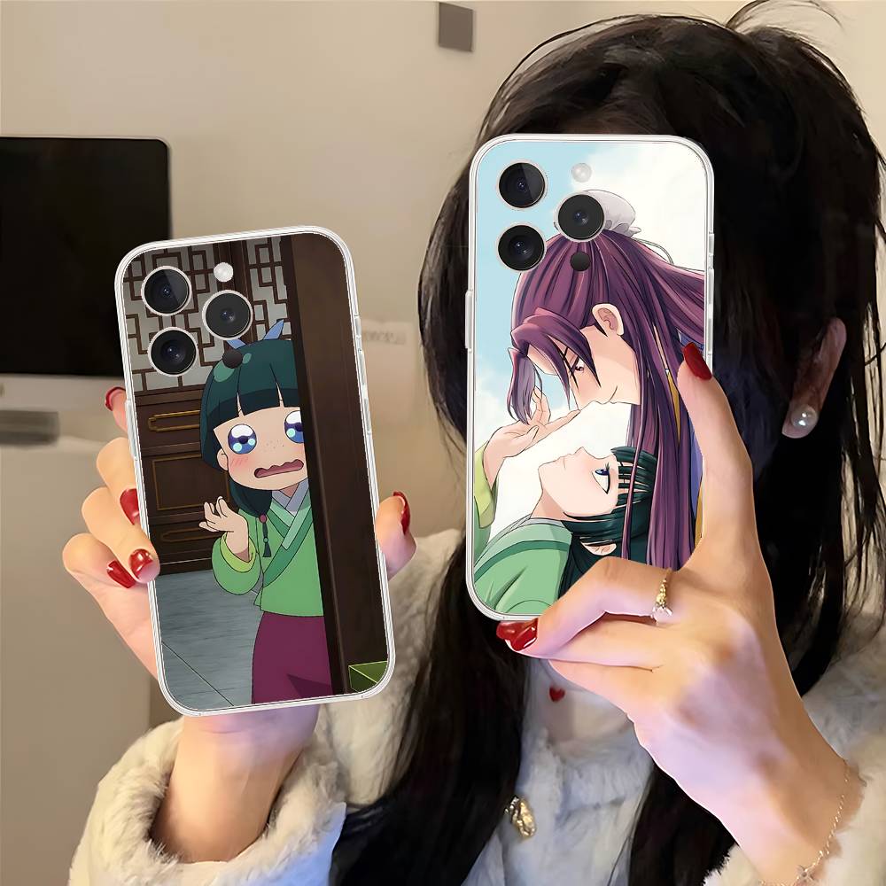 Jinshi And Maomao The A-Apothecary D-Diaries Phone Case Soft Transparent Case For IPhone 17 16 15 14 13 12 11 Pro Max Mini Plus