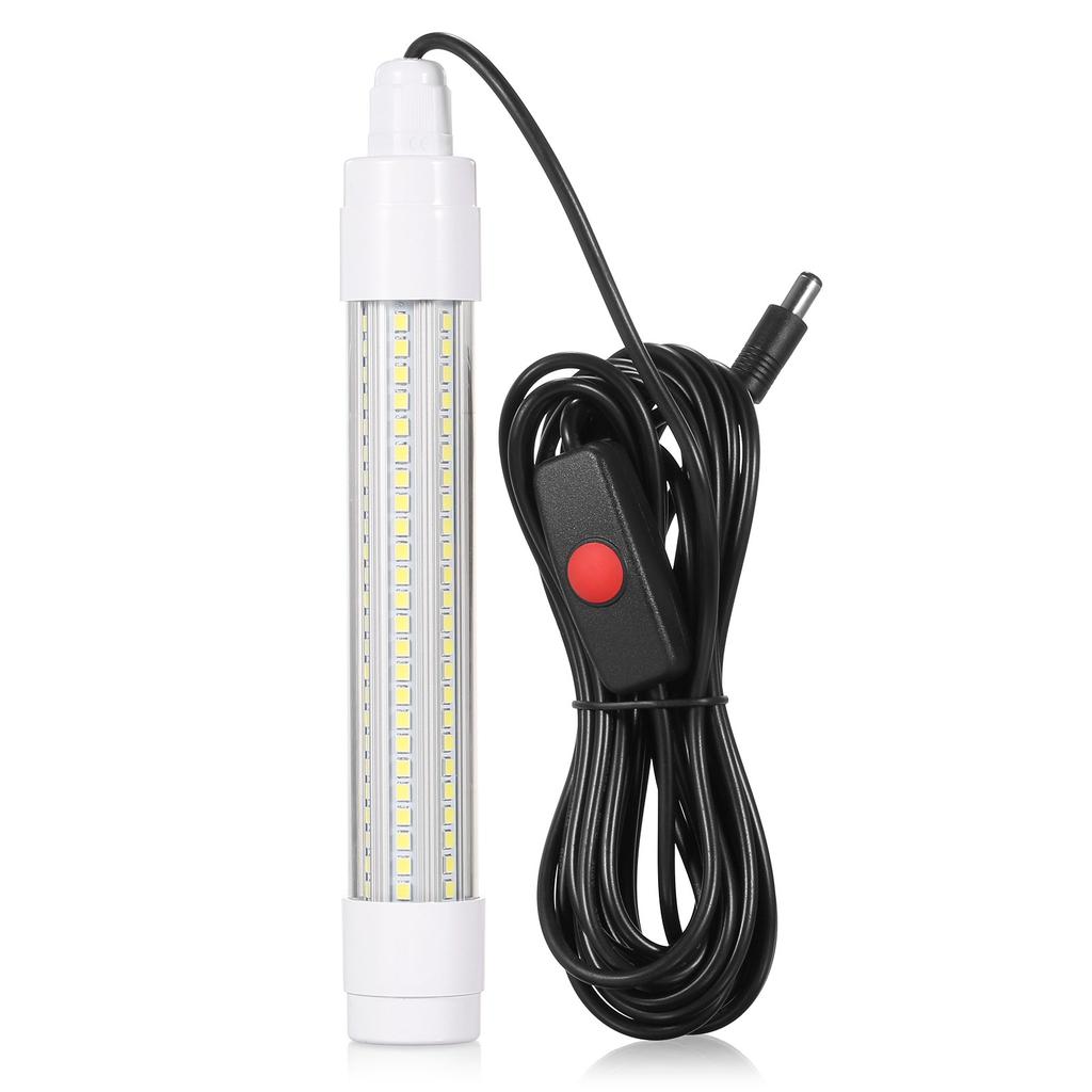 144 LED Submersible Fishing Light Underwater Fish Finder Lamp Night Fishing Lure Bait Light Fish Attracting Light