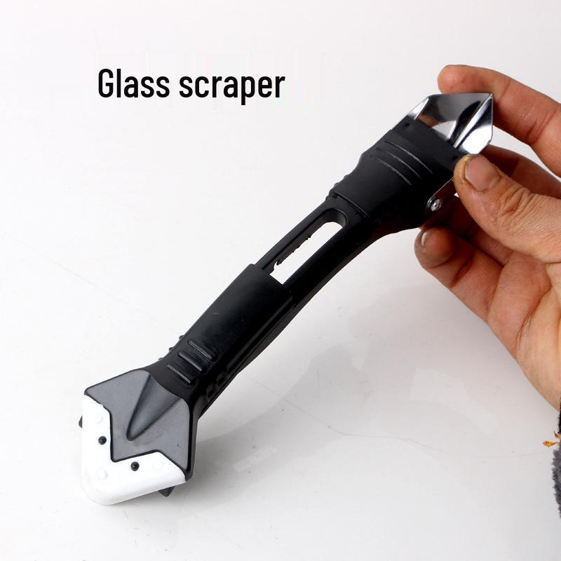 5-Piece Cross-Border Glass Glue Scraper Set - Includes Plastic Scraper and Yin-Yang Corner Shovel. 5-in-1 Scraper Bag Packaging