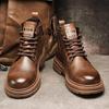 Martin Stiefel Herrenschuhe neu Herbst und Winter High-Top Lederschuhe Amerikanische Retro Stiefel Ritter Lokomotive Kurzstiefel