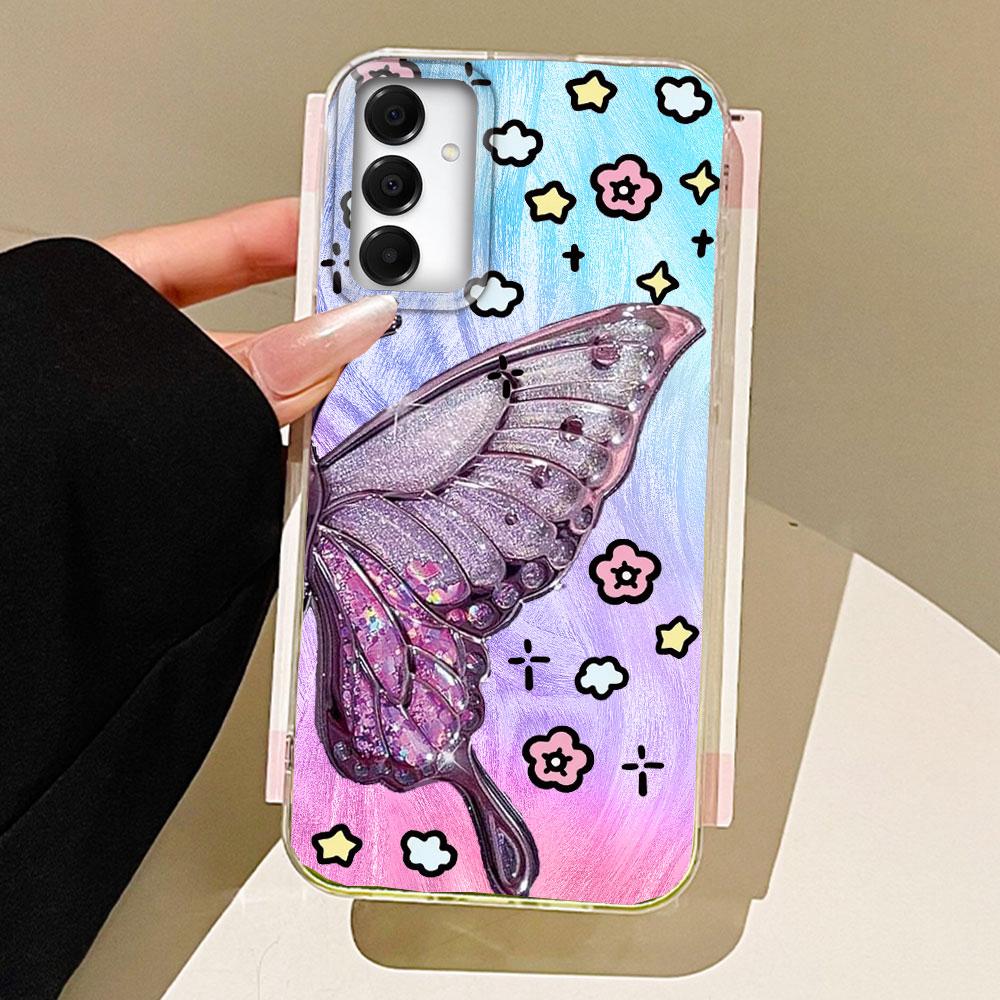 

Зеленый Цветной Чехол для Телефона с Бабочкой для Женщин для Samsung Galaxy A55 A56 A36 A26 A16 A53 A06 A14 A24 A34 A54 A15 A25 A35 A12 Samsung Galaxy A15 белый