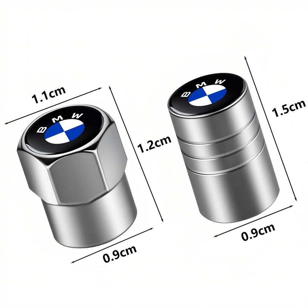 4Pcs/Set Car Wheel Tire Valve Caps Metal Stem Cover For BMW M6 M5 M3 X1 X3 X5 E38 E39 E46 E53 E60 E61 E64 E70 E71 E85 E87 E90