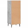 Sideboard Concrete Grey 34.5 x 32.5 x 90 cm Wood Based Panel