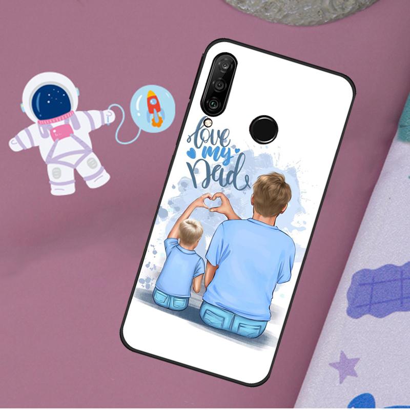 Baby Mom Daughter Girl Son Dad For Huawei Nova 10 9 SE 11 Pro Y60 Y70 Y90 Y61 Y91 Y72 Y73 12i 11i 8i P20 P30 P40 Lite Case