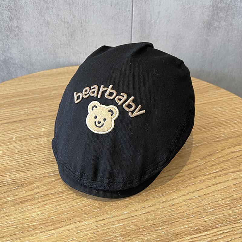 Children's Hat Cute Bear Beret Peaked Cap Baby Boys Girls Hats
