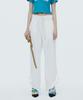 NOHANT Unisex Two Tuck Chino Pants White