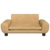 VidaXL Children's Sofa Brown 70x45x33 Cm Velvet, Mini Sofa, Mini Sofa Chair, Mini Sofa for Children, Sofa of 3196391