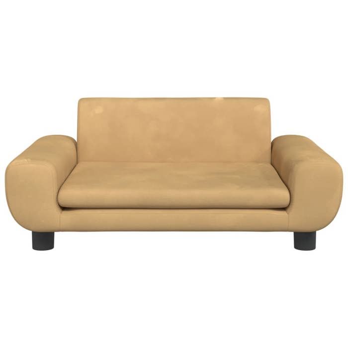 VidaXL Children's Sofa Brown 70x45x33 Cm Velvet, Mini Sofa, Mini Sofa Chair, Mini Sofa for Children, Sofa of 3196391