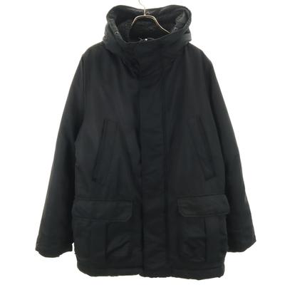 Mod Coat M Black Cotton Filling Men's Used