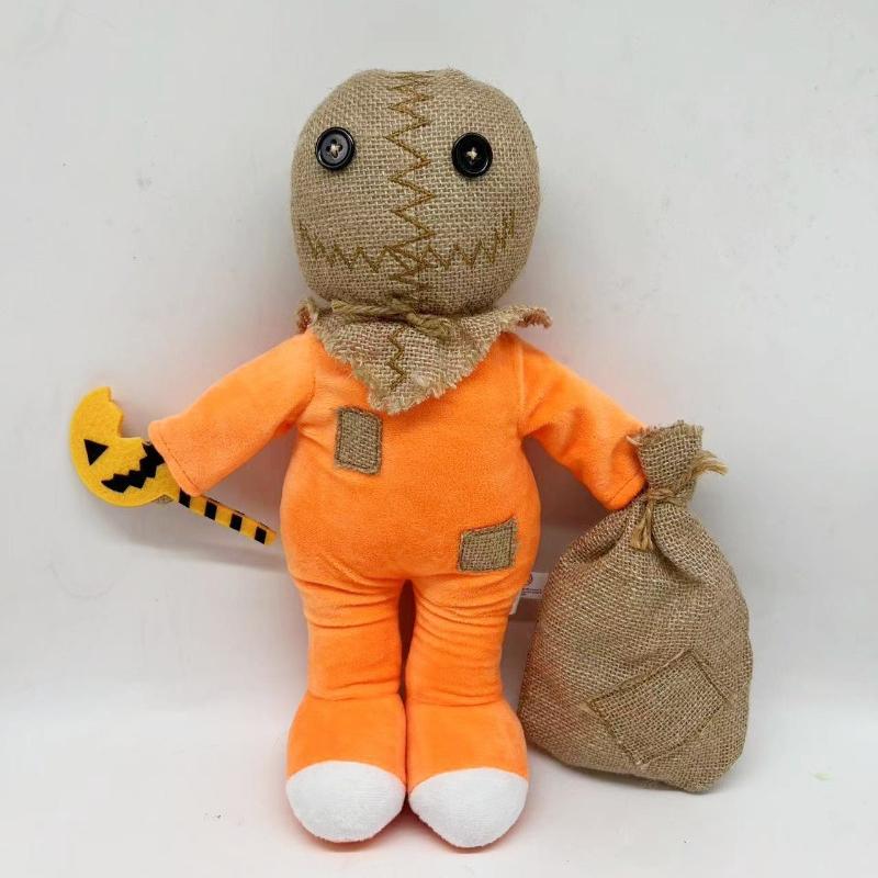 2 Styles New Trick R Treat Sam Plush Doll Of Halloween The Great Autumn Spirit Figure Plush Toys Kid Birthday Gift Room Decor