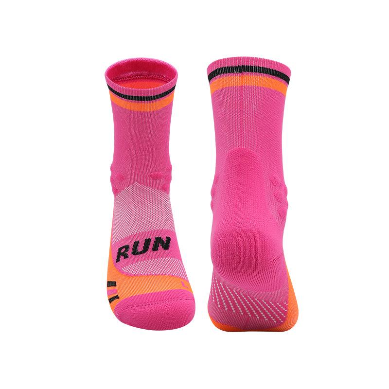 Professional Running Socks Breathable Quick Dry Men Women Marathon Sport Socks Sweat Absorb Elastic Basketball Cycling Socks
