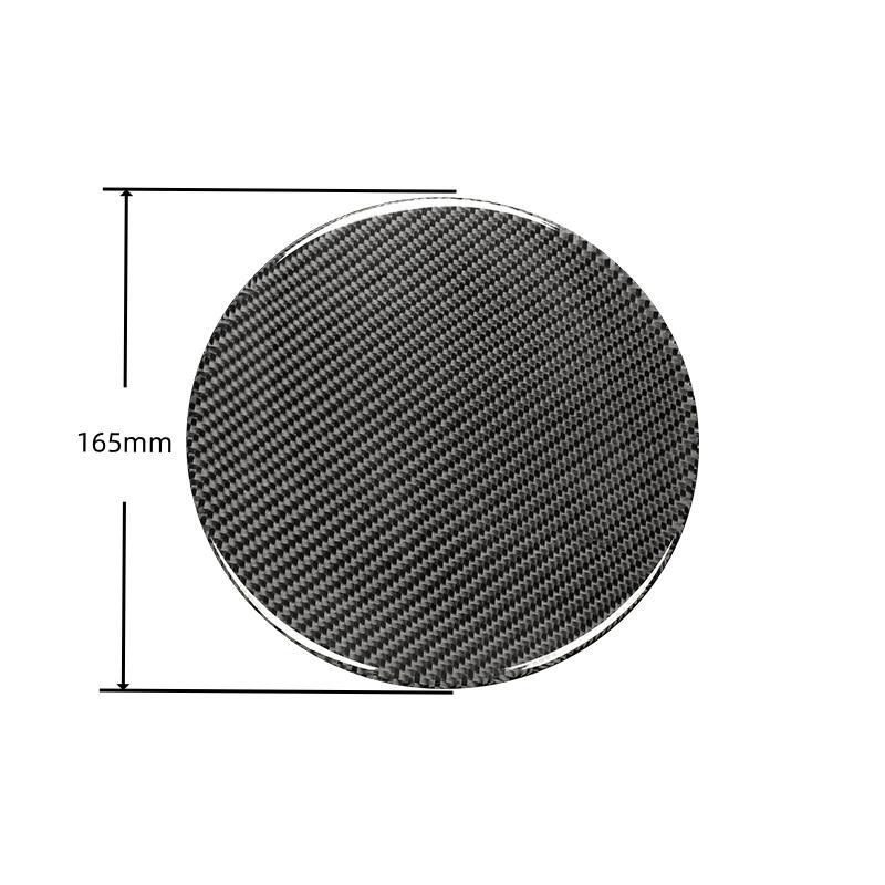 For Mazda 3 Axela 2014-2019 Car Exterior Oil Fuel Cap Cover Trim Sticker Trim Auto Accessories Decoration Carbon Fiber