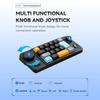 Programmable Wired Mechanical Keyboard with Volume Scroll Game Joystick 19Key Hot-Swappable For PC Computer Laptop RGB Light