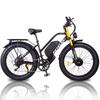 KETELES XF4000 Road Elctric Bike 2000W, 48V 23Ah, Max Speed 50km/h, Hydraulic Disc Brake, Twist Throttle, Front Suspension, 26"×4.0" Fat Tyre E-Bike