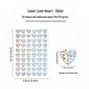 Valentine's Day Laser Heart Self-Adhesive Stickers for DIY Decorations