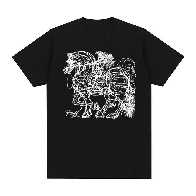 Don Quixote Vintage Tshirt Knight Picasso Art Painting Cotton Men T shirt New Tee Tshirt Womens Tops
