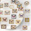 52 Retro Butterfly Stickers Pack Waterproof Transparent PET Hand Account Butterfly Material Decorative Guitar Notebook
