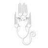 [JASDESIGN] Cat Sticker Cat Sticker Cutting Sticker Car Motorcycle Decal Funny Cute JM-280 (White Silver, 1)