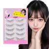 False Eyelashes Dream Translucent Upper Lashes Wanghong Series 5 Pairs Perfect for Outer Corners and Lower Popular for Cosplay and Sweet Cotton