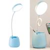 LED Desk Lamp High Brightness Eye  ive USB Rechargeable Bedside Lamp Phone Holder for Bedroom
