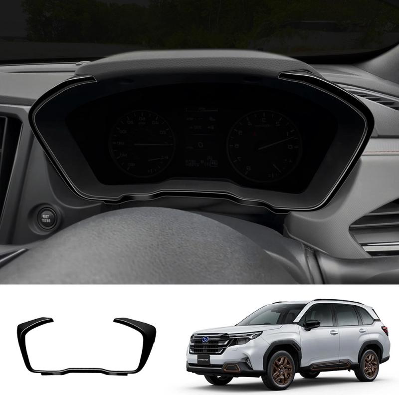 LHD RHD For Subaru Forester 2025 2026 interior Accessories Kit ABS CarbonFiber Dashboard trument Screen Decoration Cover Trim