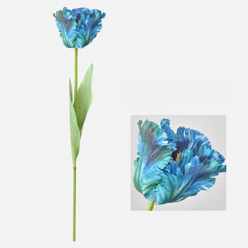 

3pcs Artificial Tulip Flower Home Decoration Living Room Desktop Decoration Photography Prop Silk Flower Flowerwall 69CM