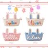 Cotton Rope Basket With Bunny Handle For Diy Easter Craft Storage Organizer For Home Decor