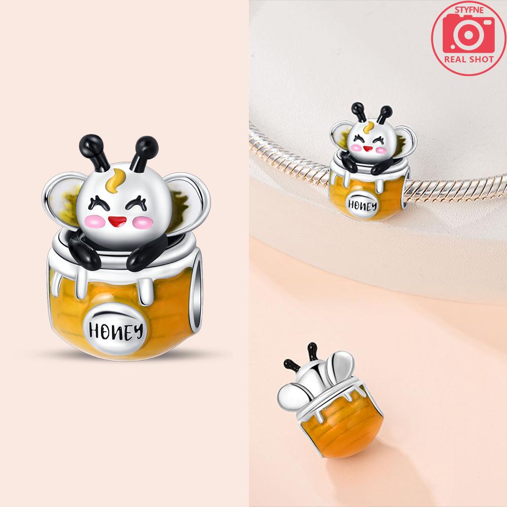 Owl Squirrel Bear Hedgehog Cute Animal Series Creative Copper Charms Beads Fit Pan Original Bracelets Diy Jewelry