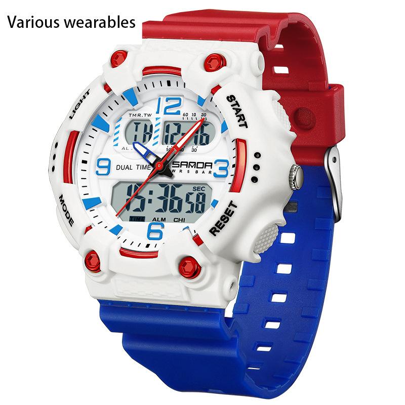 New Couple Electronic Watch Junior High School Student Multifunctional Outdoor Sports Electronic Watch