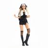 Halloween costume cross shawl cape trimmer sexy babes dress