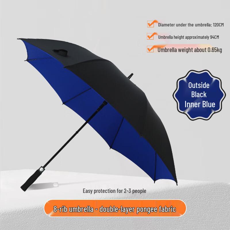 Double Layer Straight Handle Umbrella