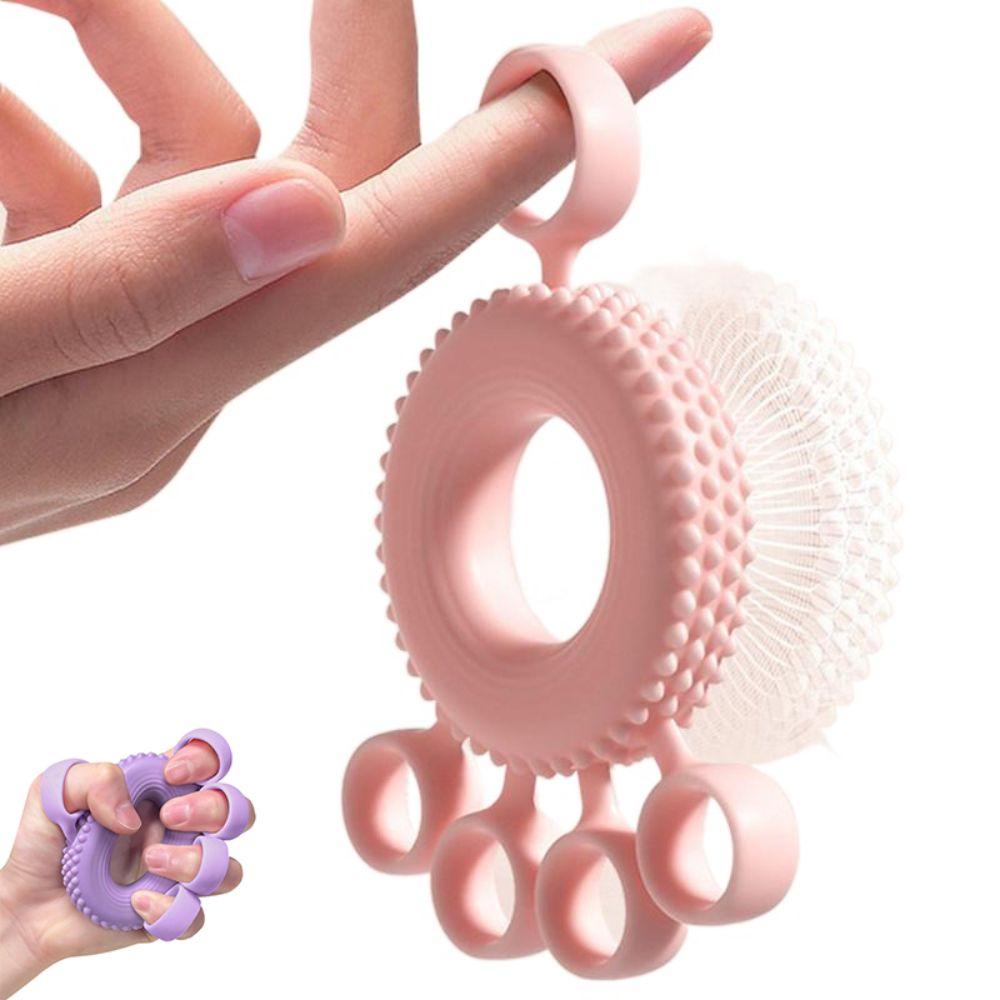 

Anti-Slip Finger Trainer Five-finger Finger Exerciser New Grip Strengthener for Men & Women фіолетовий