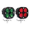 New Motorcycle Led Spotlights Yellow Car Off-road Vehicle Modified Roof Working Light 3 Inches 40W Small Square Light